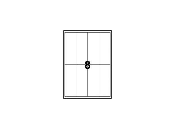 Etikett AVERY magnet Inkjet 50x140mm(40) 